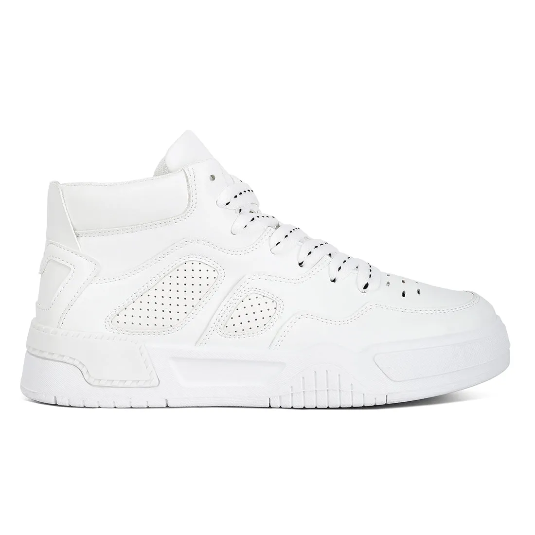 Men's Panelling Detail Ankle Length Sneakers