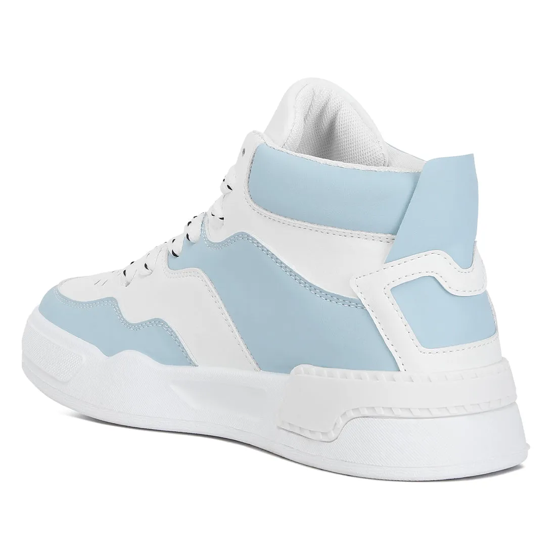Men's Panelling Detail Ankle Length Sneakers
