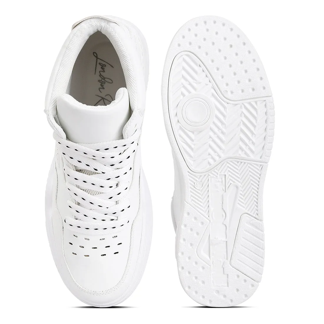 Men's Panelling Detail Ankle Length Sneakers