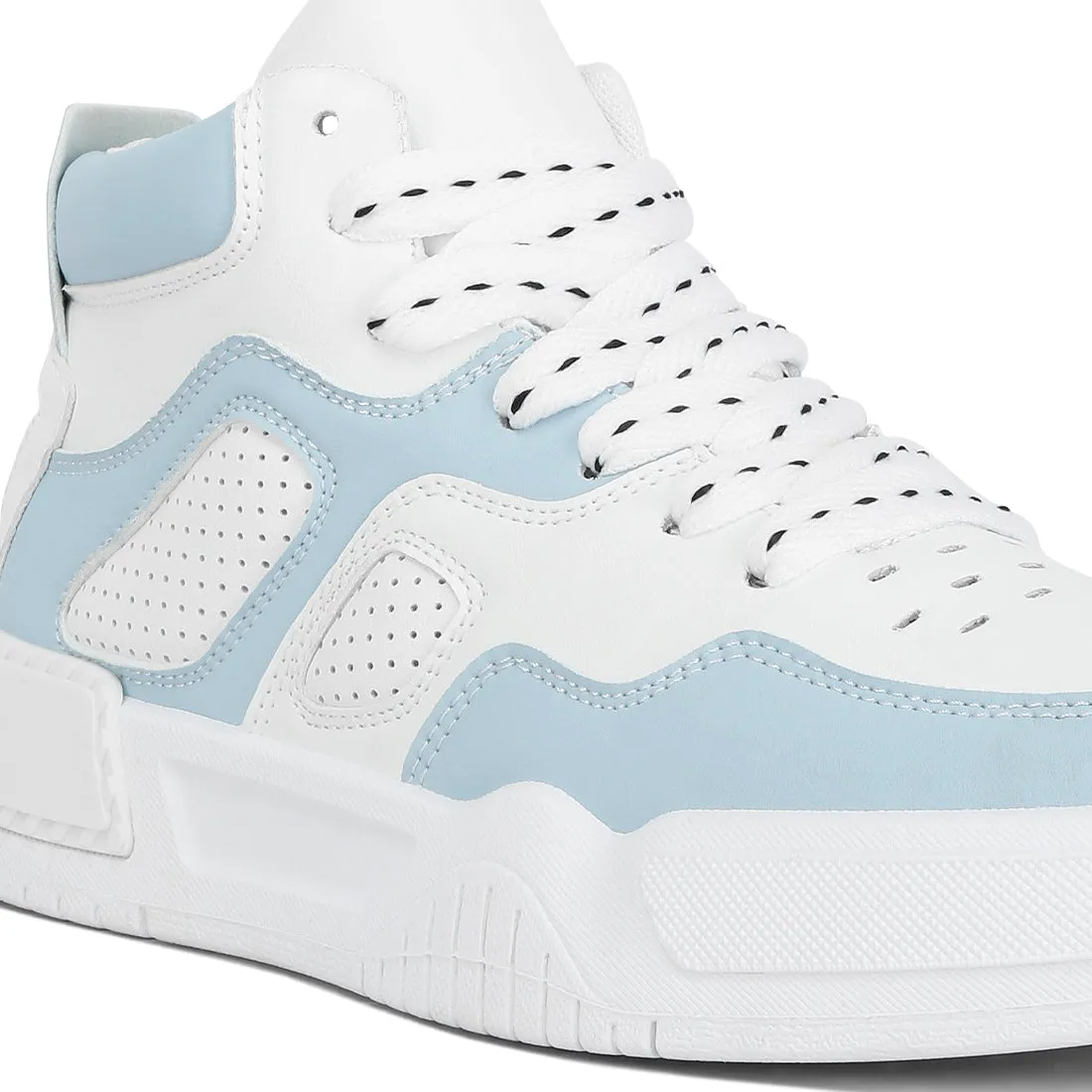 Men's Panelling Detail Ankle Length Sneakers