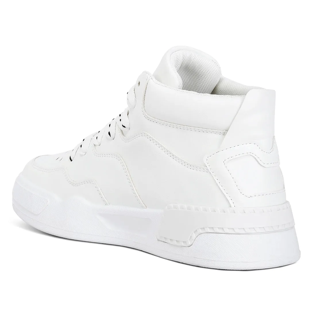 Men's Panelling Detail Ankle Length Sneakers