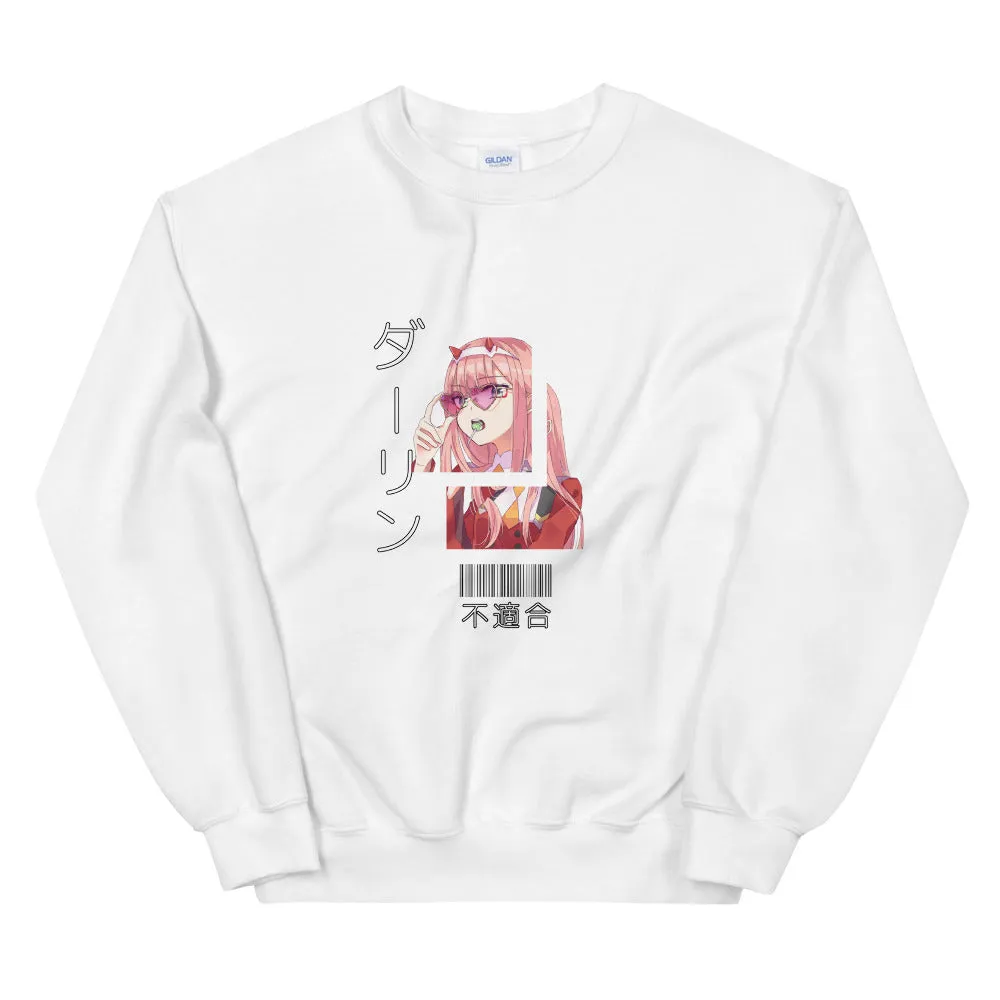 Misfit Zero Two Sweatshirt - Darling in the Franxx