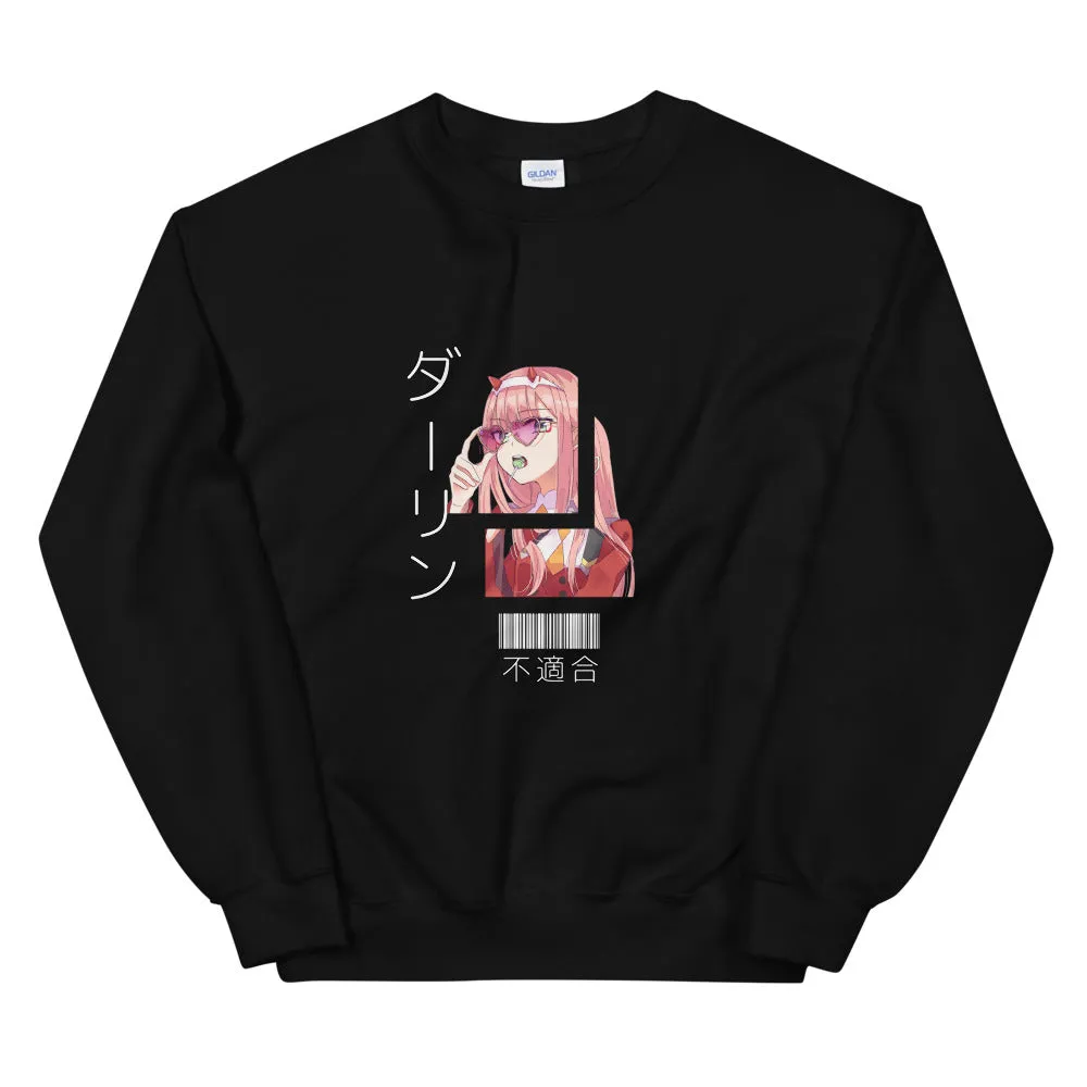 Misfit Zero Two Sweatshirt - Darling in the Franxx