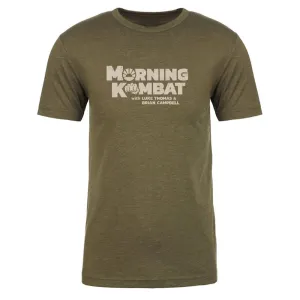 Morning Kombat Logo with Names Men's Tri-Blend T-Shirt