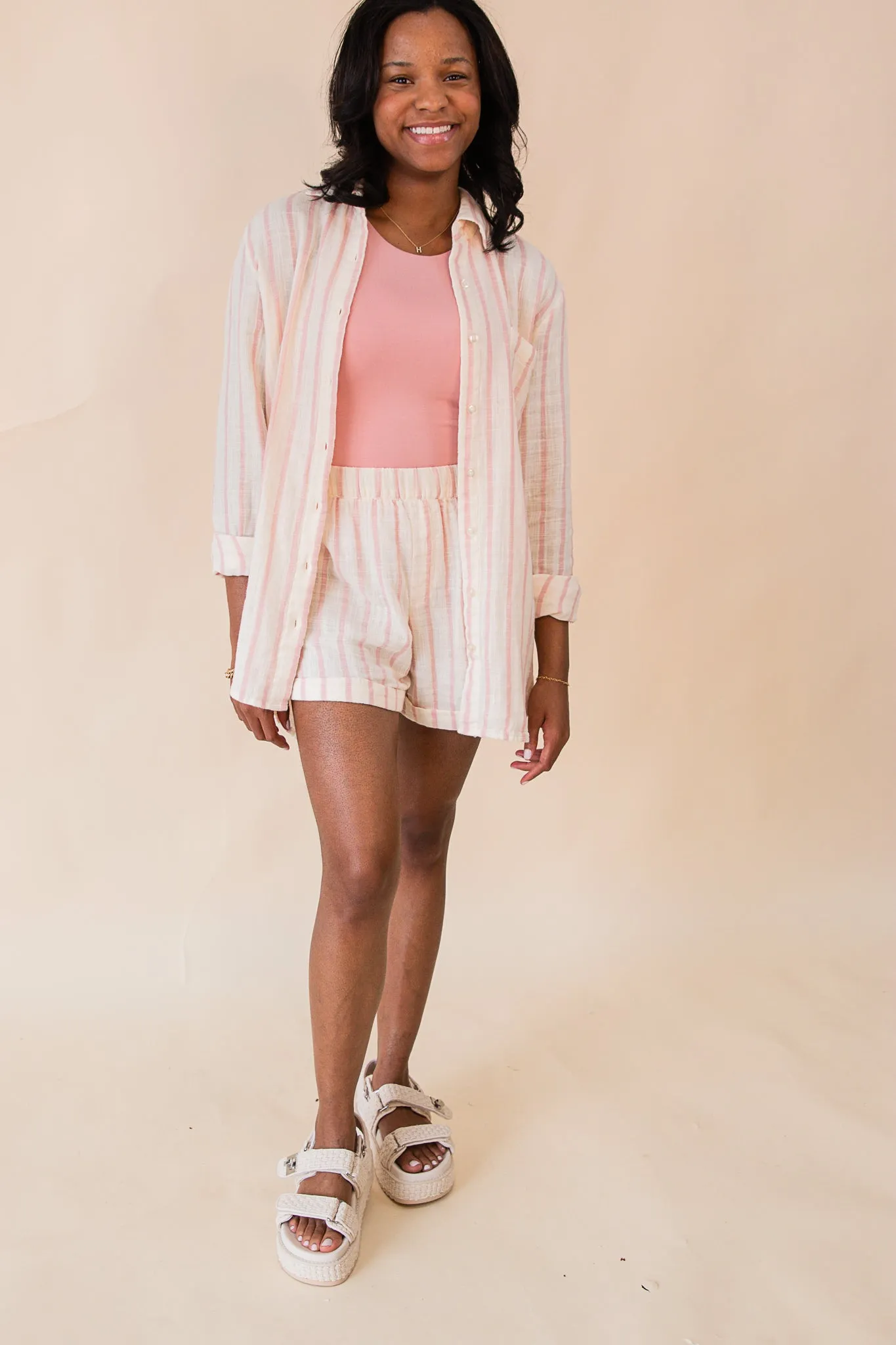 Morning Stripe Short
