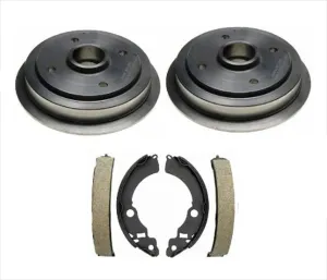 New Rear Drums & Rear Brakes Shoes Fits For Suzuki Swift 97-2000 WITHOUT ABS