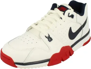Nike Cross Trainer Low Mens Trainers CQ9182 Sneakers Shoes (UK 8 US 9 EU 42.5, White Obsidian Gym red 101)