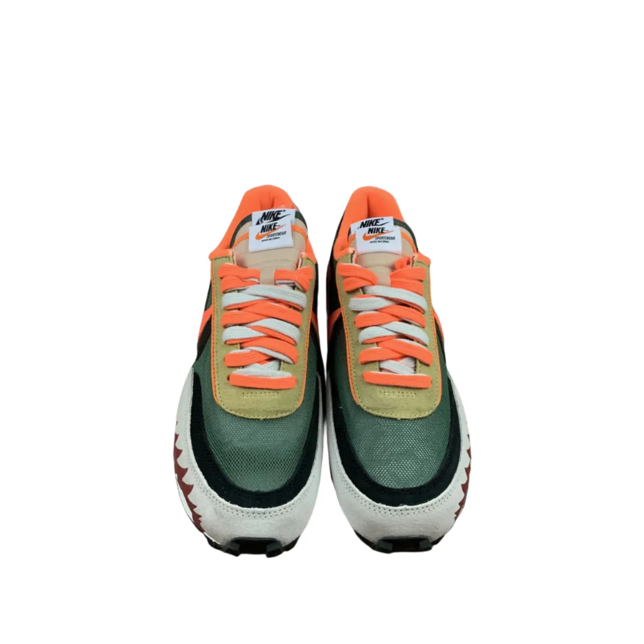 Nike Waffle One Orange Green Sneaker