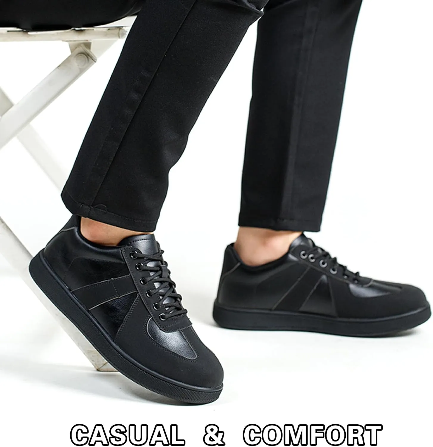 Non Slip Waterproof Work Shoes for Men WomenSlip-On Lightweight Casual Walking Loafers
