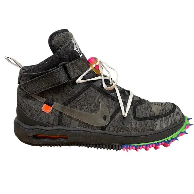 Off White x Nike Air Force 1 Mid Trainers UK 12