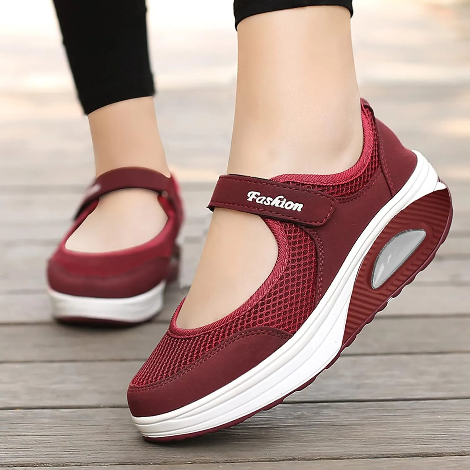 Orthopedic Shoes for Women Slip On Comfort Knit Walking Shoes Lightweight Breathable Running Tennis Athletic Gym Workout Non Slip Athletic Fashion Sneakers Casual