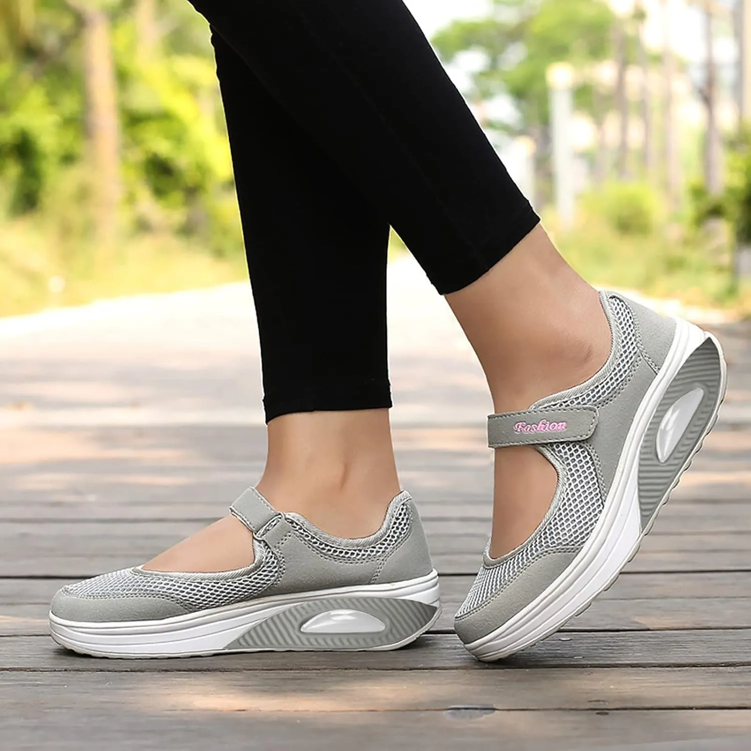 Orthopedic Shoes for Women Slip On Comfort Knit Walking Shoes Lightweight Breathable Running Tennis Athletic Gym Workout Non Slip Athletic Fashion Sneakers Casual