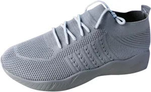 Orthopedic Shoes for Women Slip On Comfort Knit Walking Shoes Lightweight Breathable Running Tennis Athletic Gym Workout Non Slip Athletic Fashion Sneakers Casual
