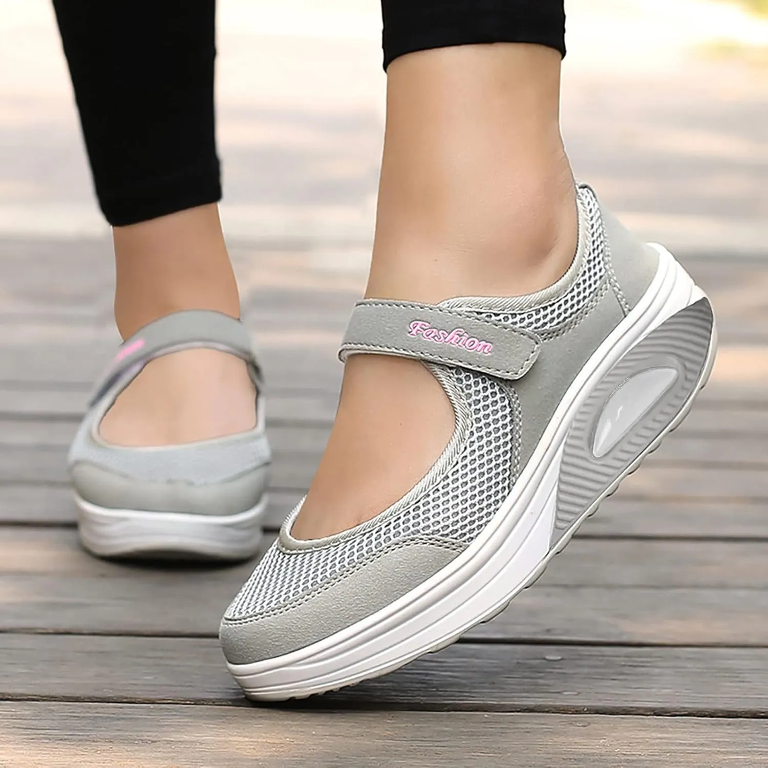 Orthopedic Shoes for Women Slip On Comfort Knit Walking Shoes Lightweight Breathable Running Tennis Athletic Gym Workout Non Slip Athletic Fashion Sneakers Casual