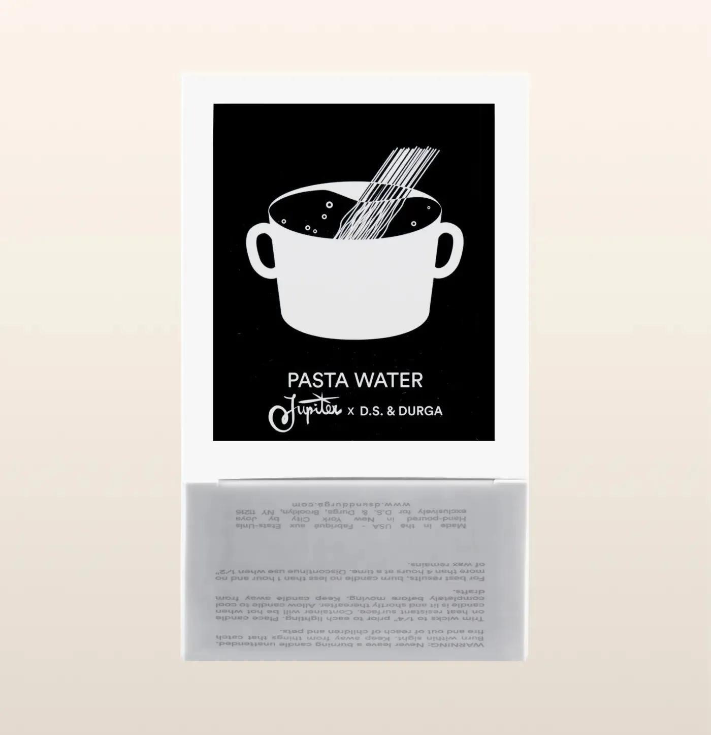 Pasta Water Candle