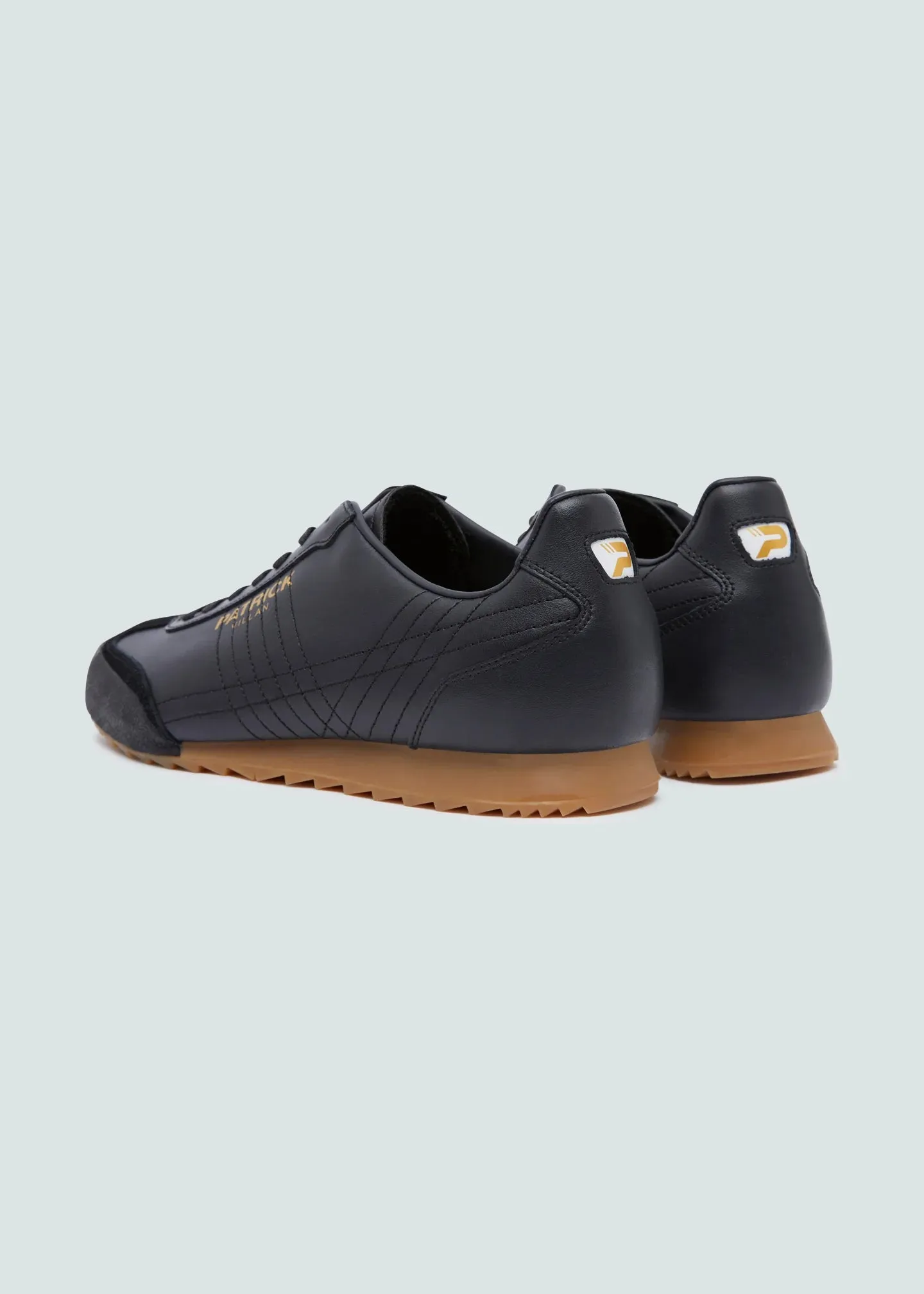 Patrick Villan Leather Trainers Black