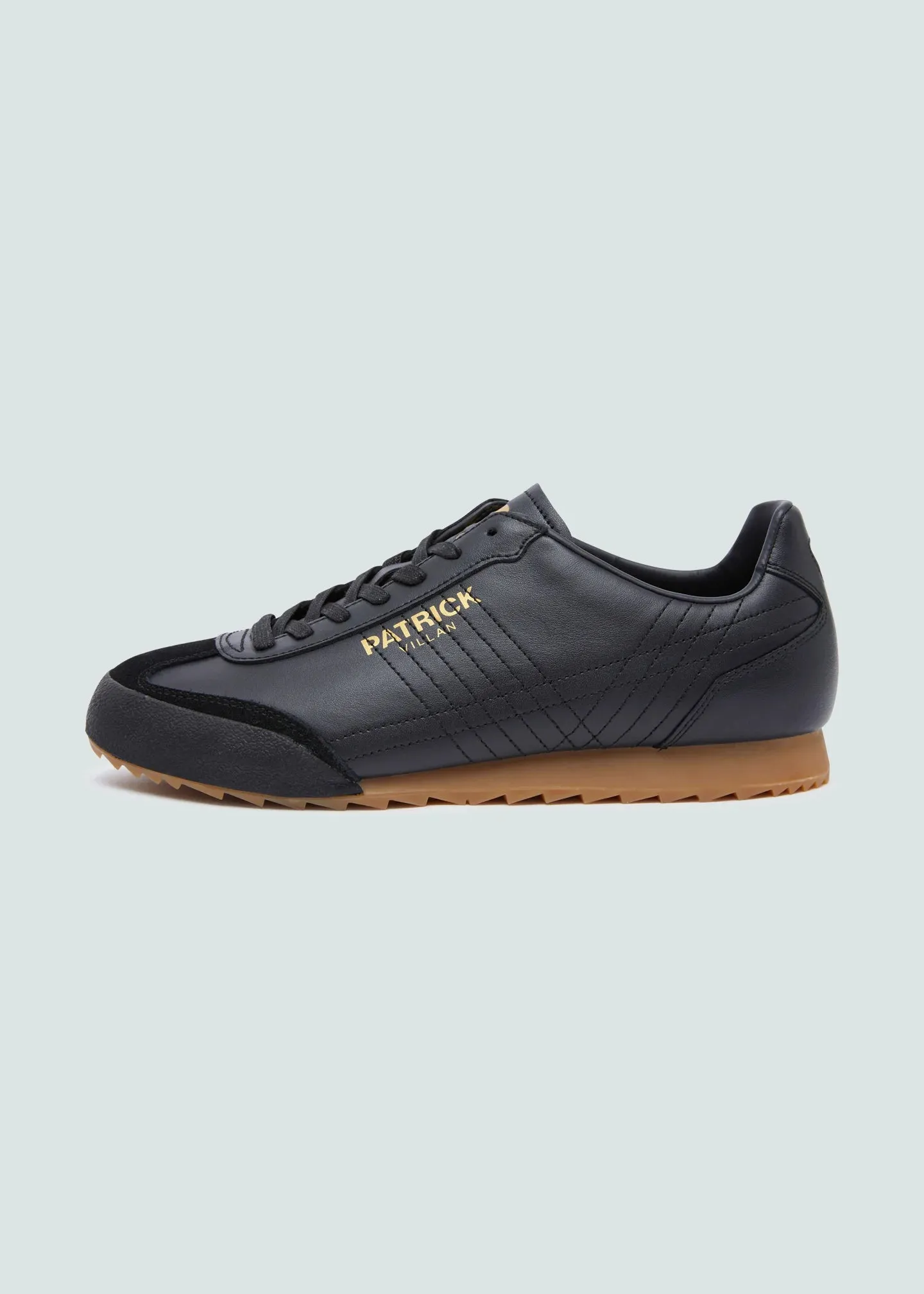 Patrick Villan Leather Trainers Black