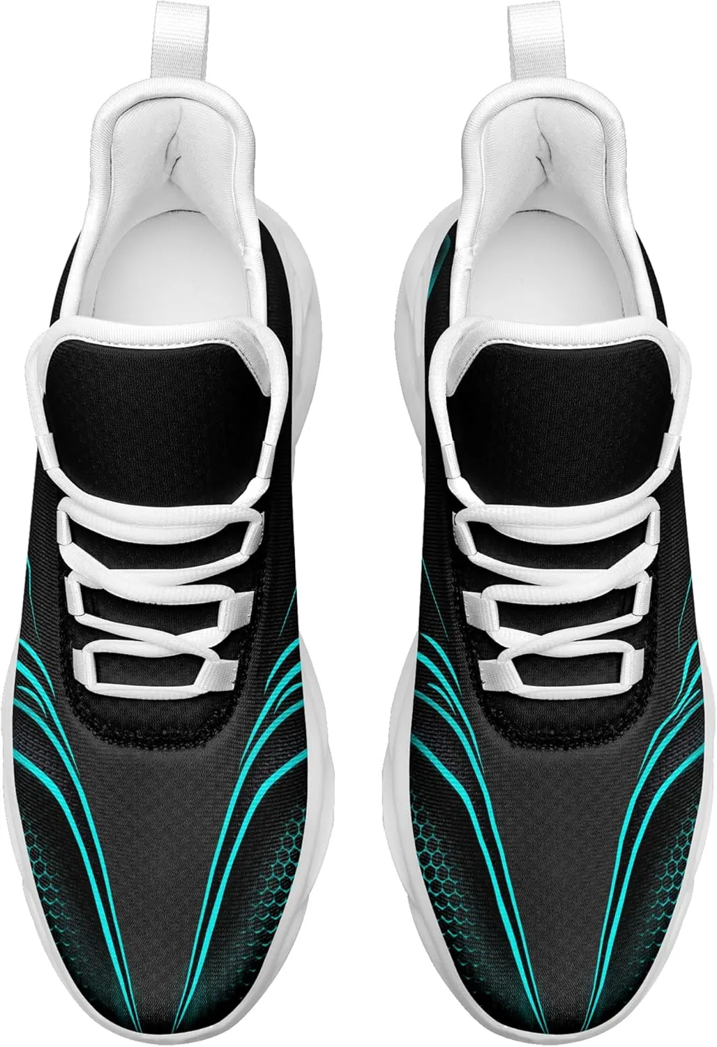 Personalized Running Shoes for Men, Women's Customizable Non-Slip Gym Sneakers Workouts Walking Tennis Daily Use