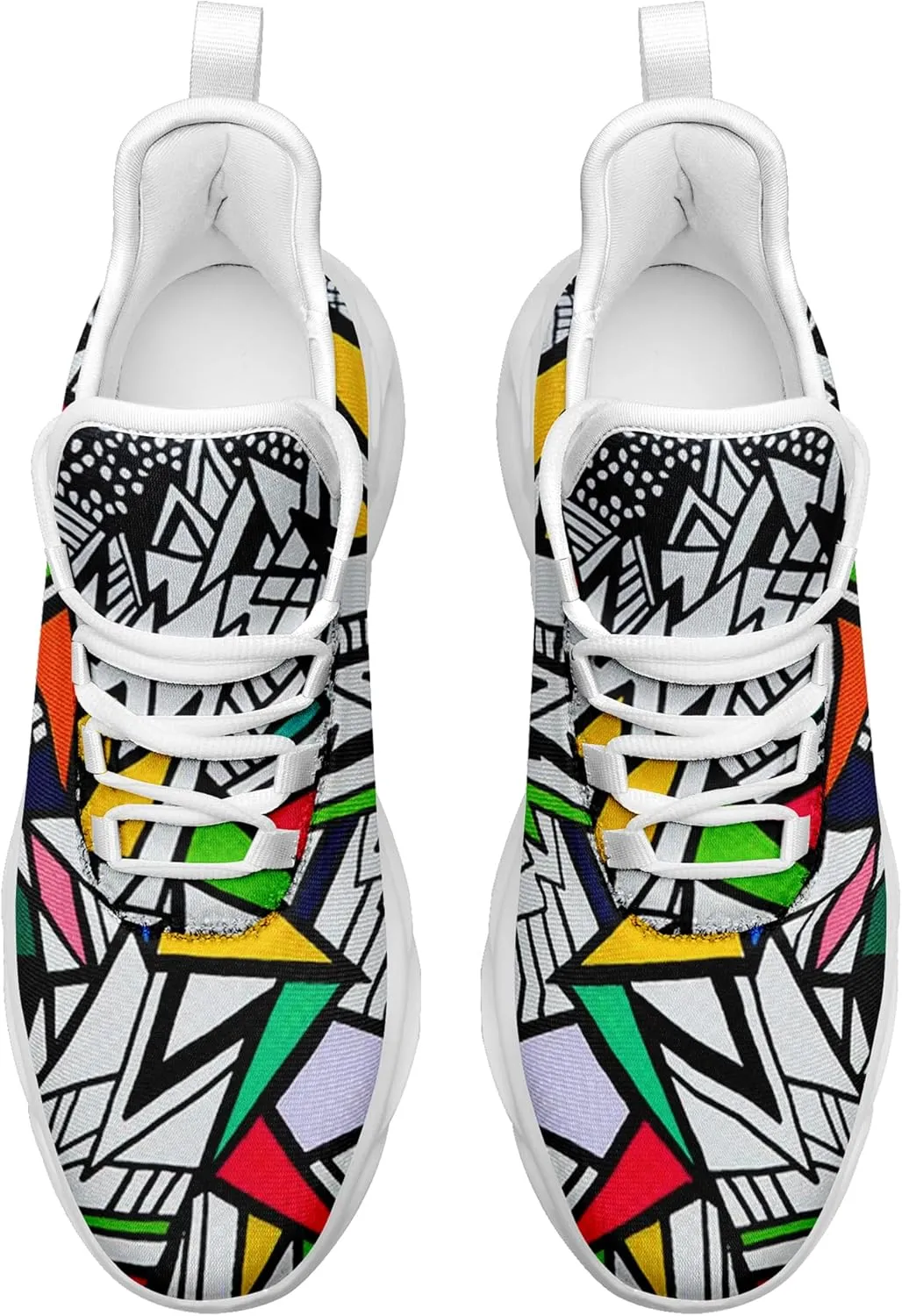 Personalized Running Shoes for Men, Women's Customizable Non-Slip Gym Sneakers Workouts Walking Tennis Daily Use