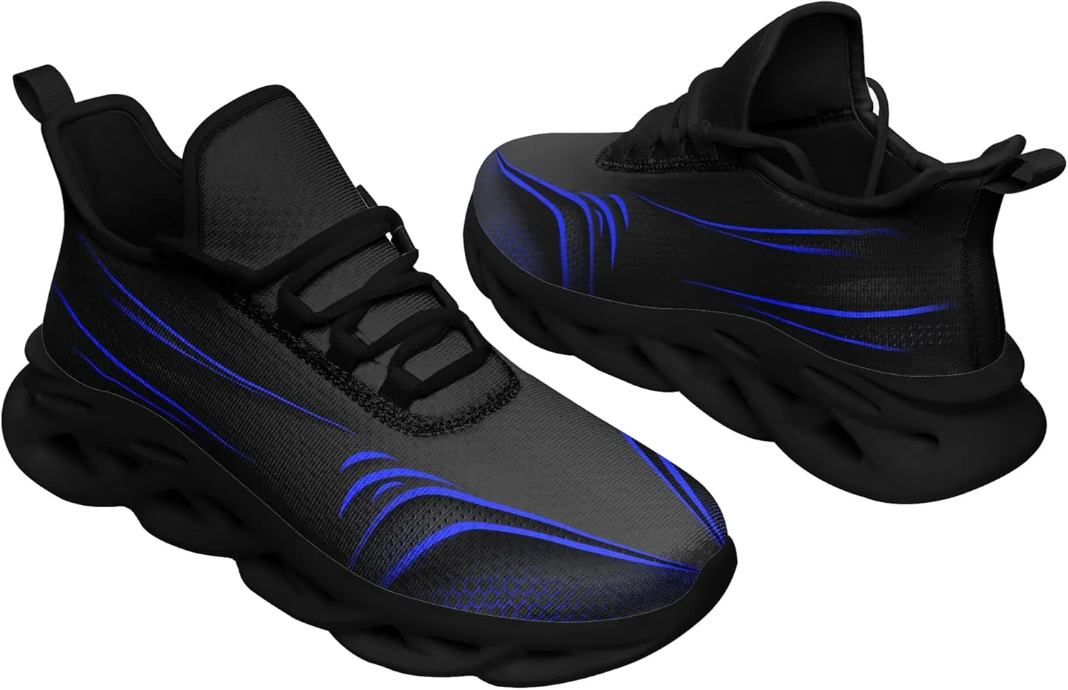 Personalized Running Shoes for Men, Women's Customizable Non-Slip Gym Sneakers Workouts Walking Tennis Daily Use