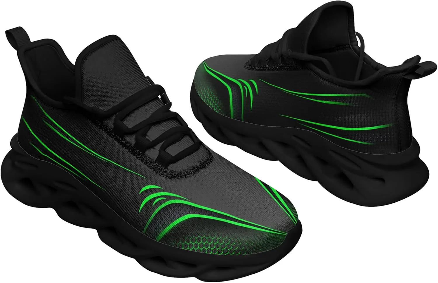 Personalized Running Shoes for Men, Women's Customizable Non-Slip Gym Sneakers Workouts Walking Tennis Daily Use