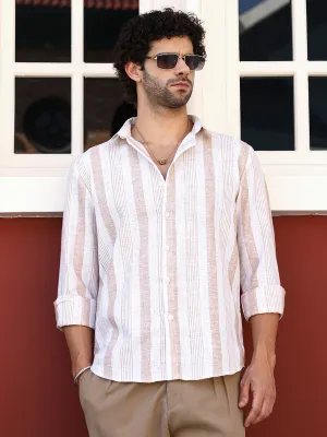 Pincandy-Striped Regular Shirt