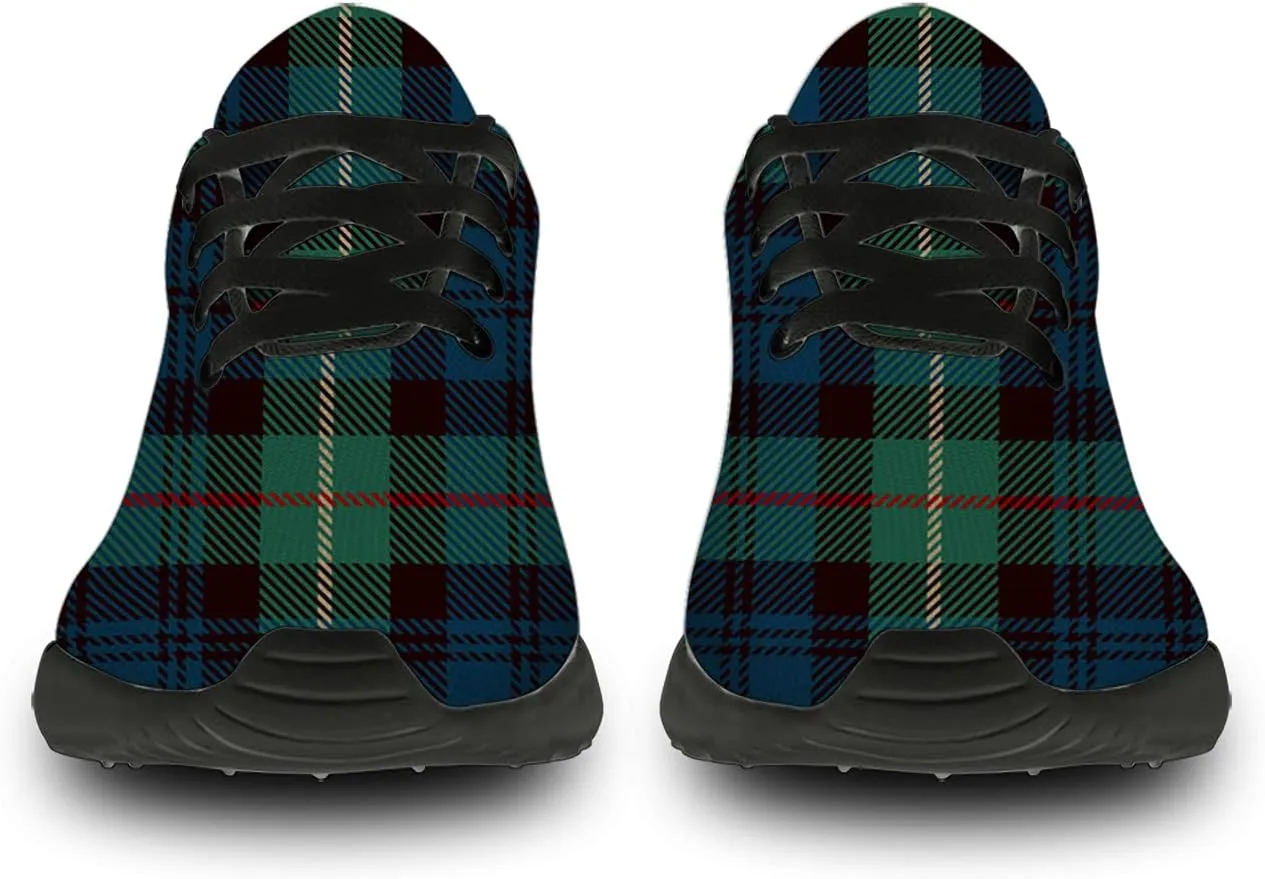 Plaid Shoes for Women Men Running Shoes Lightweight Walking Tennis Sneakers Jogging Shoes Gifts
