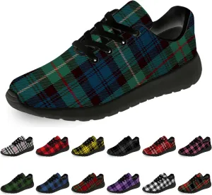 Plaid Shoes for Women Men Running Shoes Lightweight Walking Tennis Sneakers Jogging Shoes Gifts