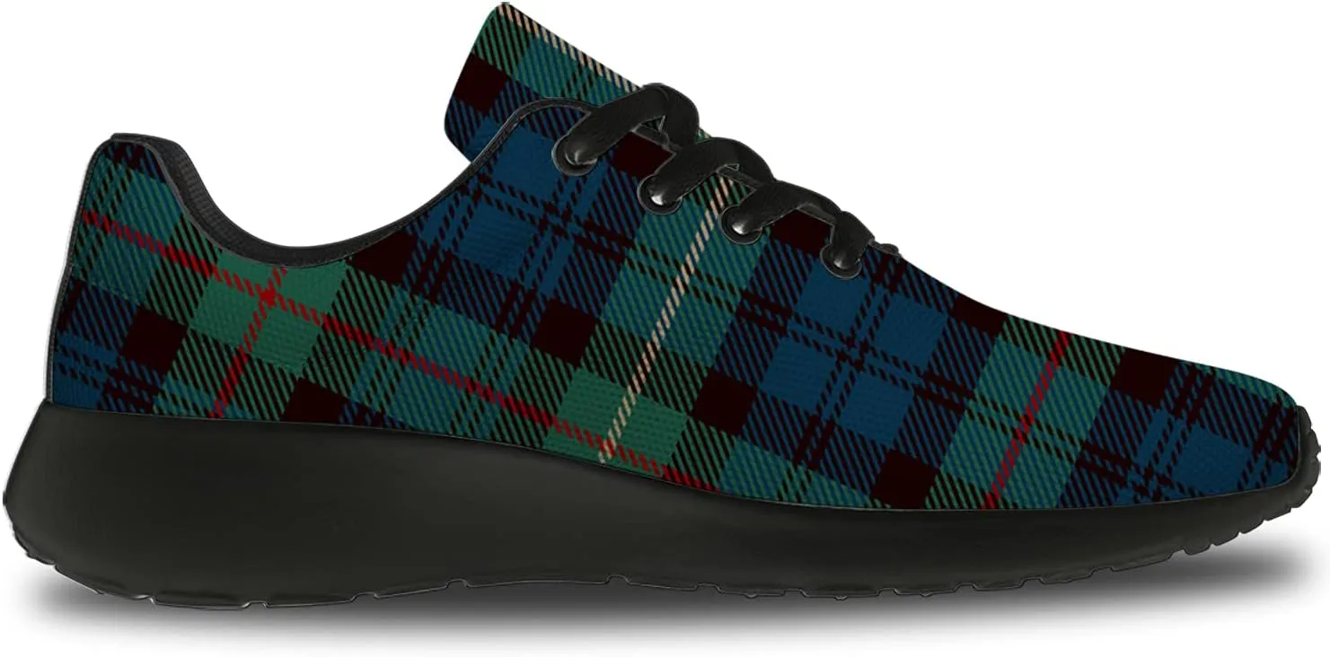 Plaid Shoes for Women Men Running Shoes Lightweight Walking Tennis Sneakers Jogging Shoes Gifts