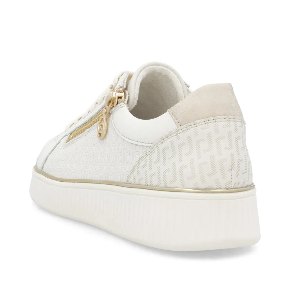Remonte Ladies Zip and Lace Up Sneaker