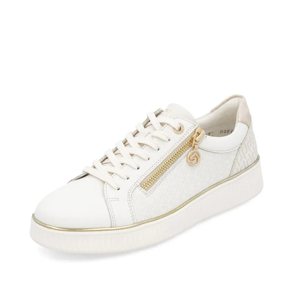 Remonte Ladies Zip and Lace Up Sneaker