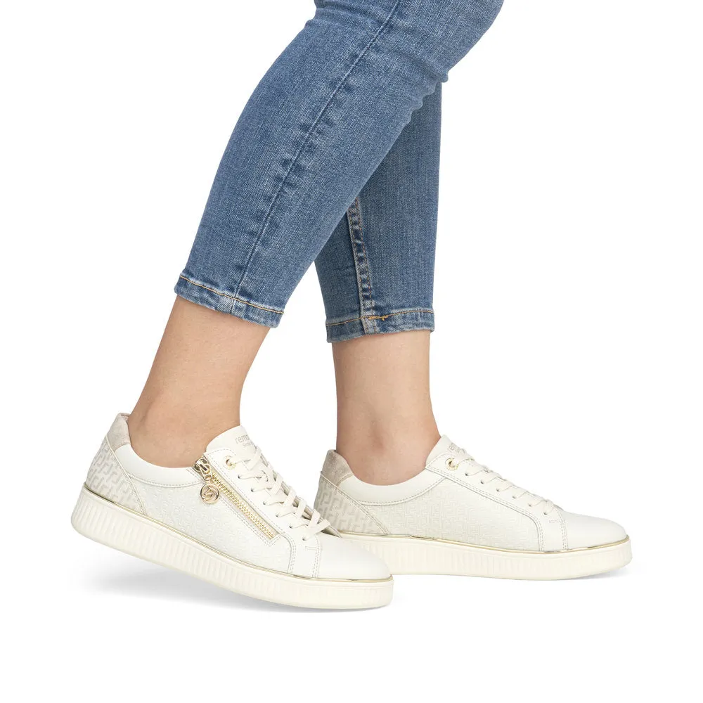 Remonte Ladies Zip and Lace Up Sneaker