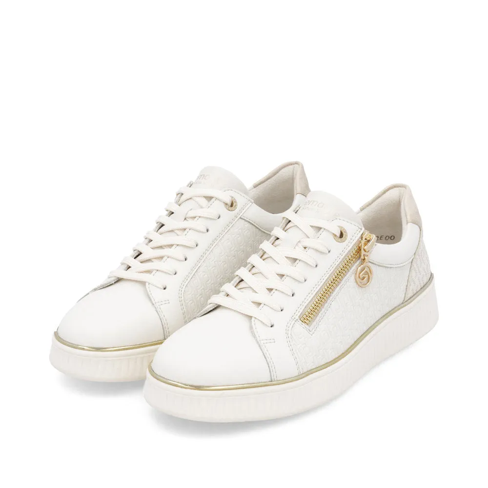 Remonte Ladies Zip and Lace Up Sneaker
