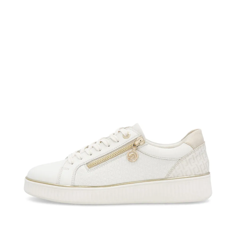 Remonte Ladies Zip and Lace Up Sneaker