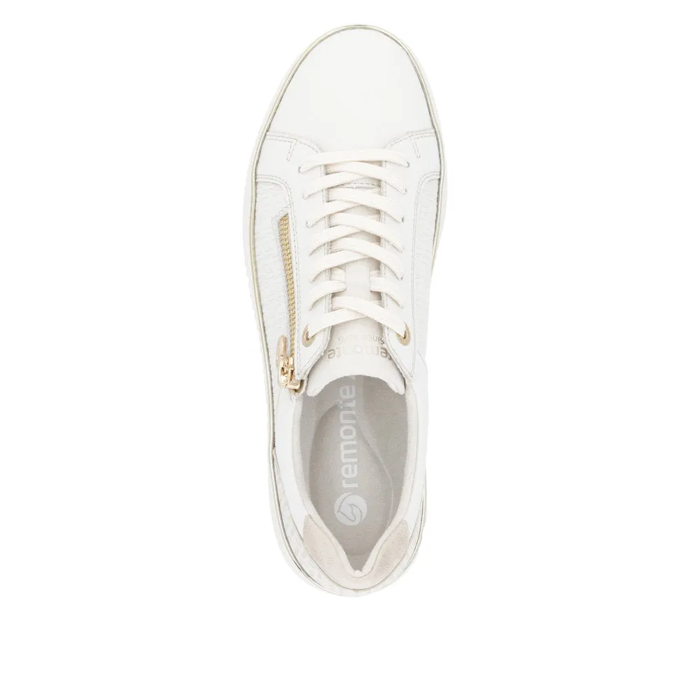 Remonte Ladies Zip and Lace Up Sneaker