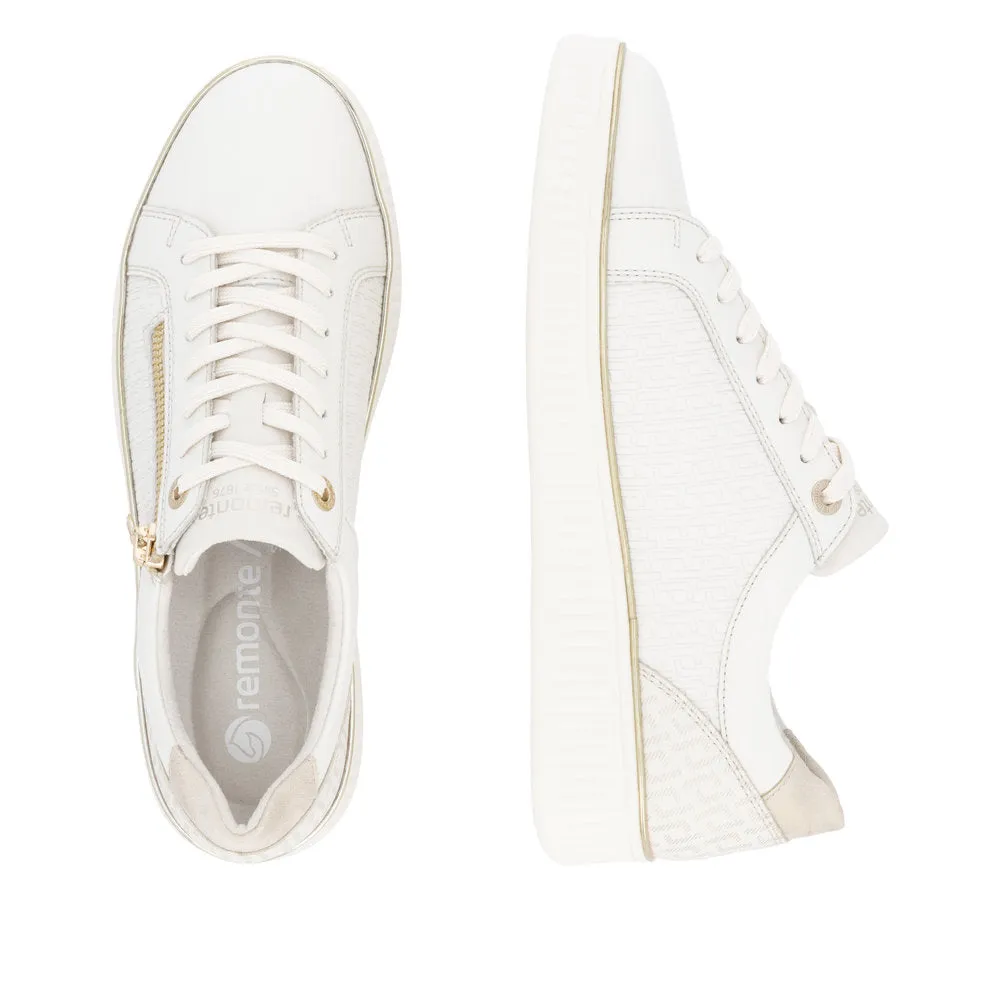 Remonte Ladies Zip and Lace Up Sneaker