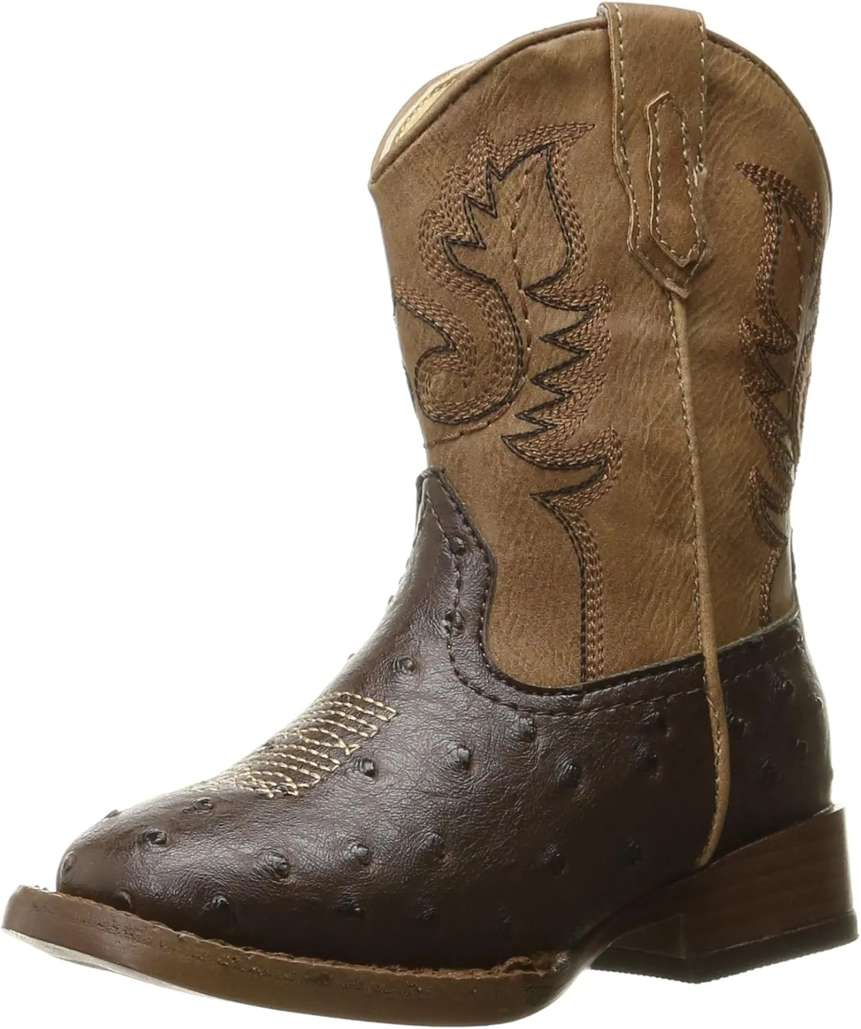 Roper Toddlers Cowboy Cool Boot, Brown, 6