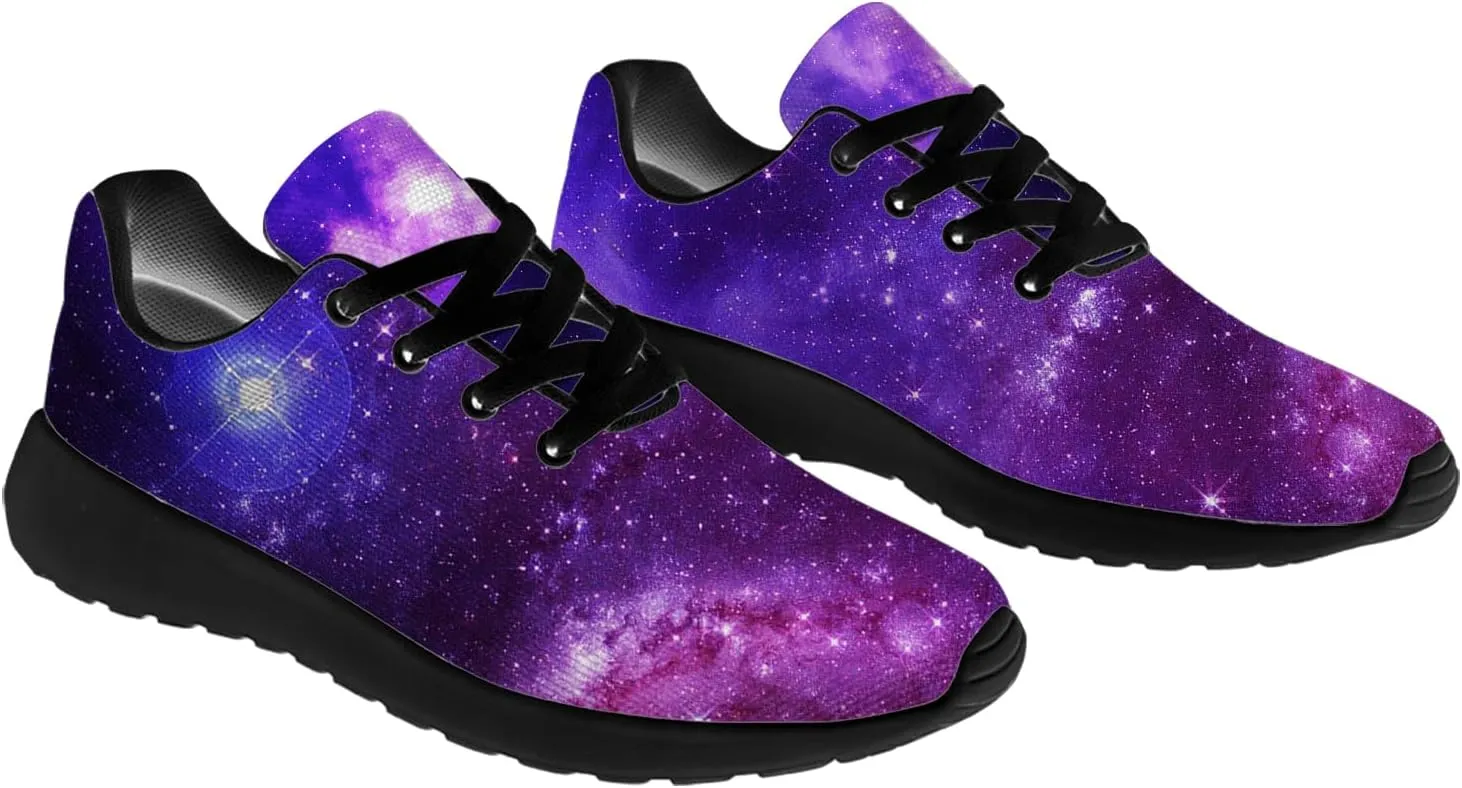 Running Shoes for Women Men Galaxy Shoes 3D Print Sneakers Gifts for Women Men