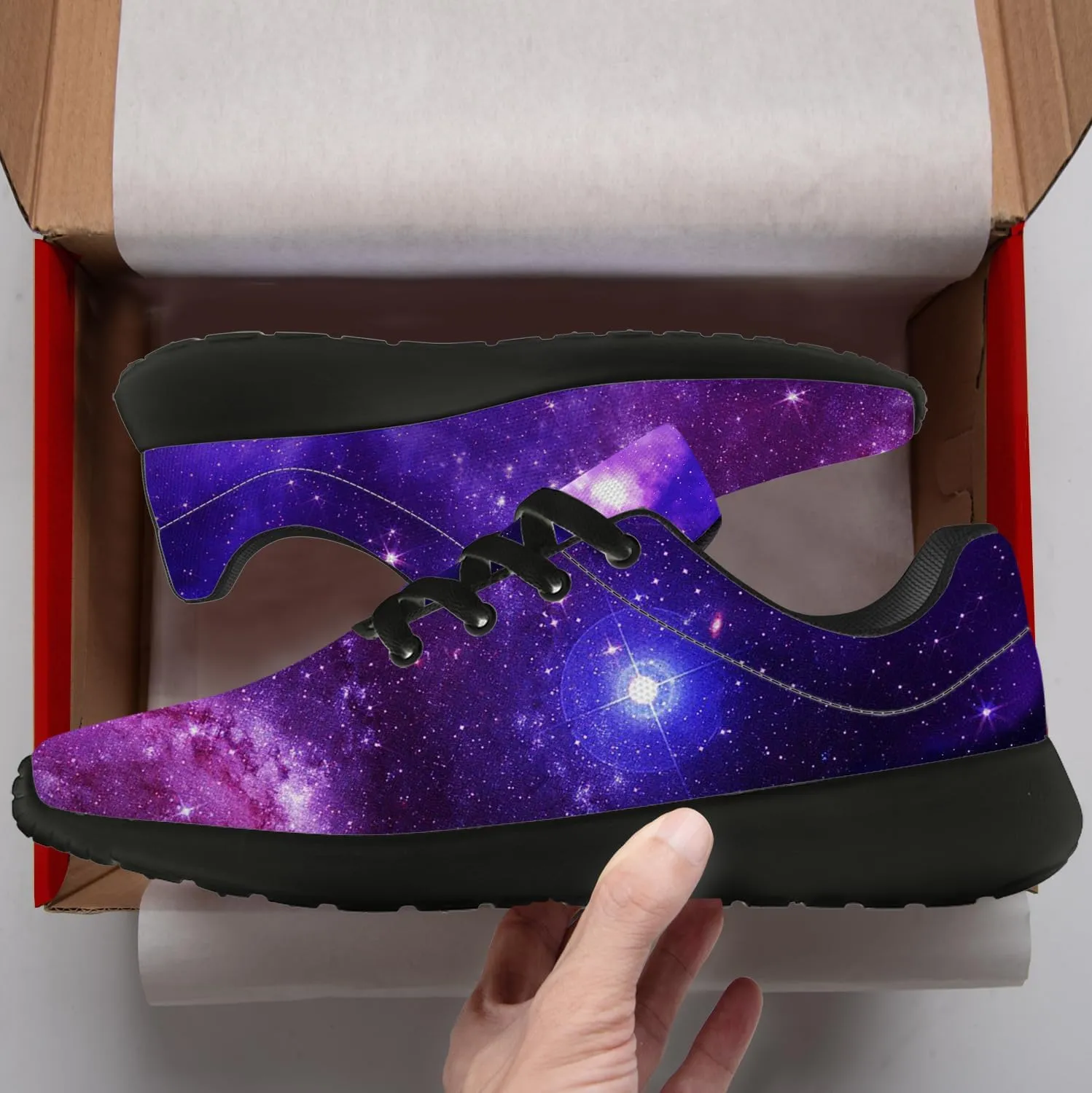 Running Shoes for Women Men Galaxy Shoes 3D Print Sneakers Gifts for Women Men