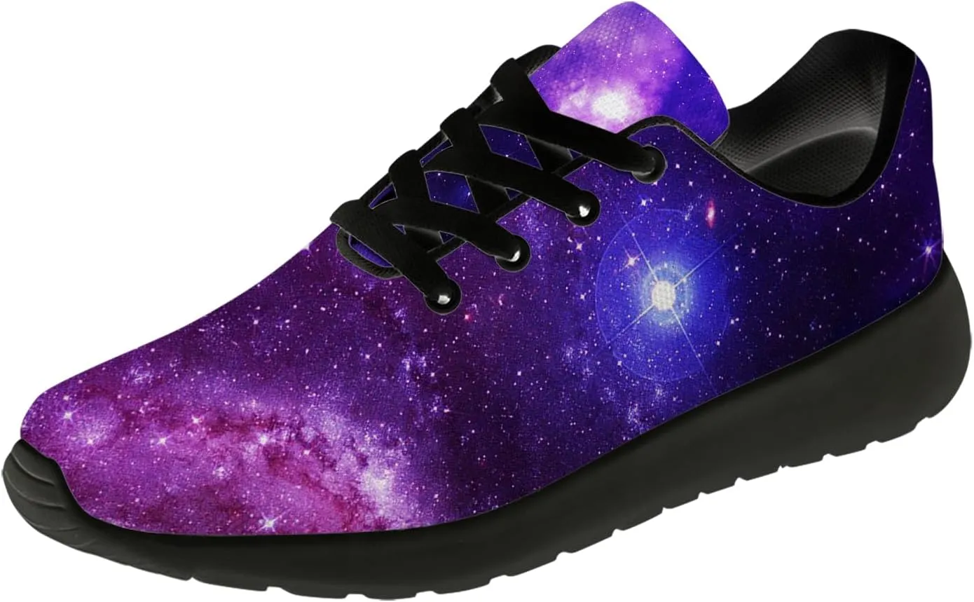 Running Shoes for Women Men Galaxy Shoes 3D Print Sneakers Gifts for Women Men