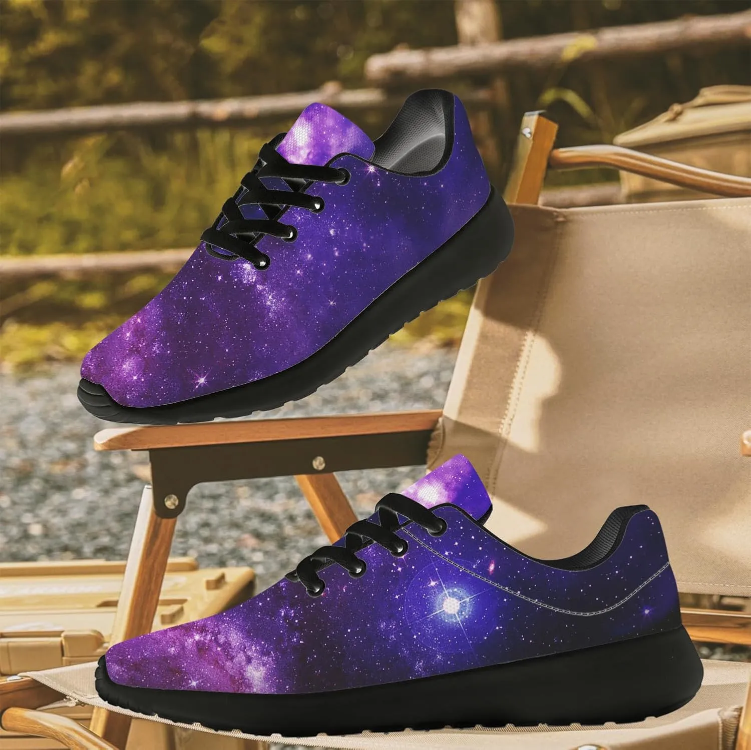 Running Shoes for Women Men Galaxy Shoes 3D Print Sneakers Gifts for Women Men