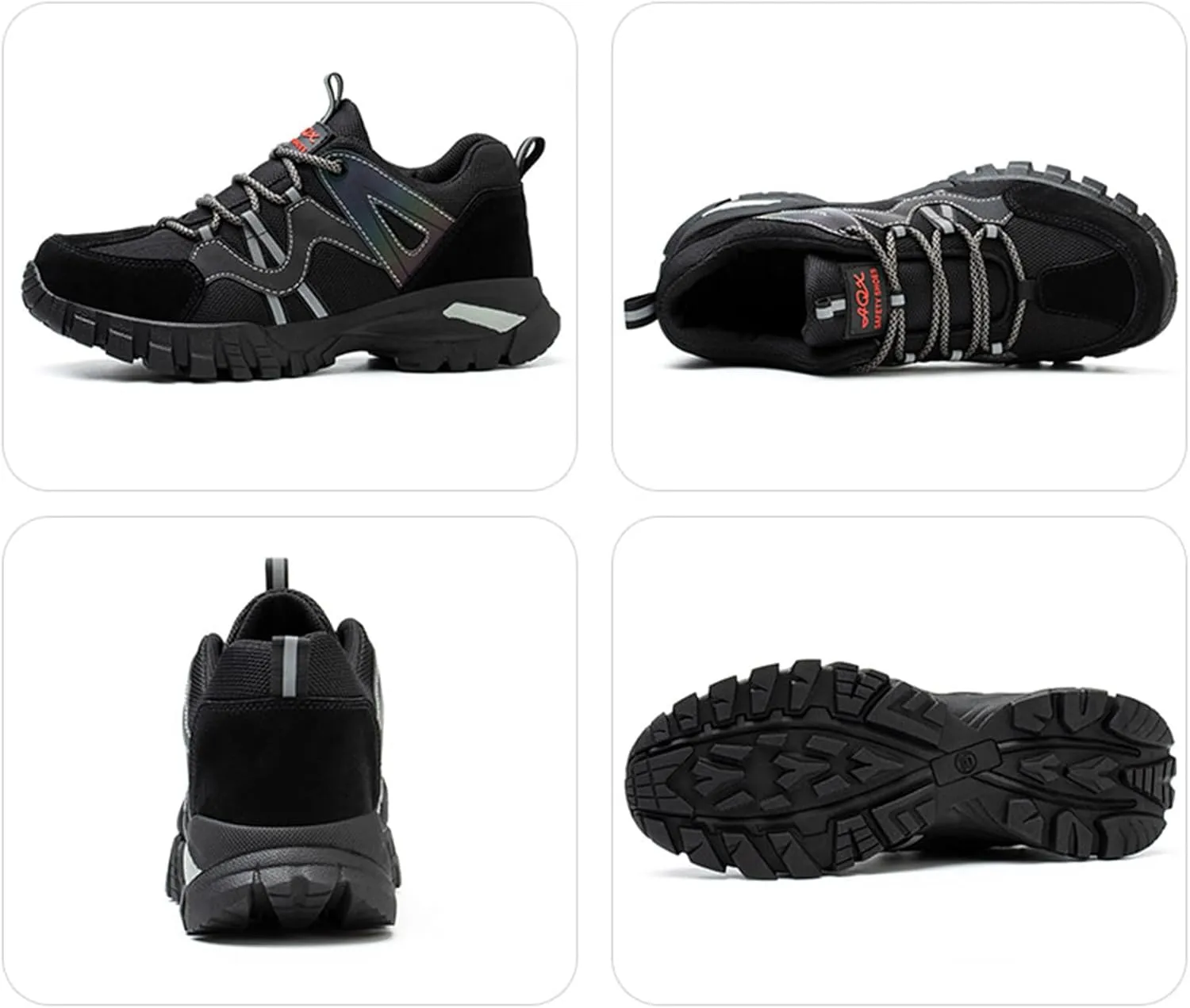 Safety Shoes Steel Toe Cap Shoes for Men Lightweight Work Boots Non Slip Construction Puncture Proof Shoes