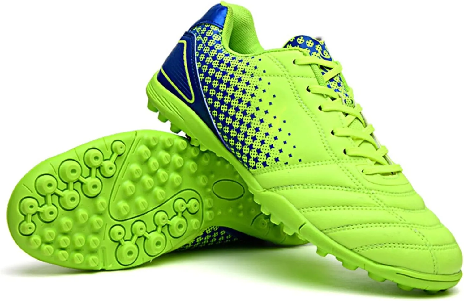 School Shoes for Girls Kids Youth Football Cleats Training Shoes Boys Girls Soccer Cleats Lace Up Cleats(Little Kid/Big