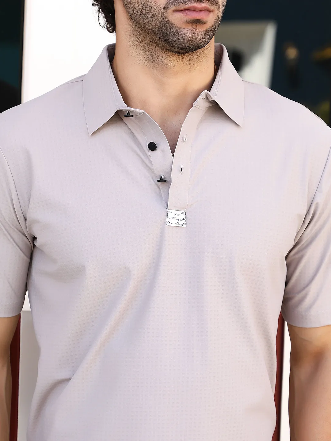 Seamless Cuboid Polo T-Shirt