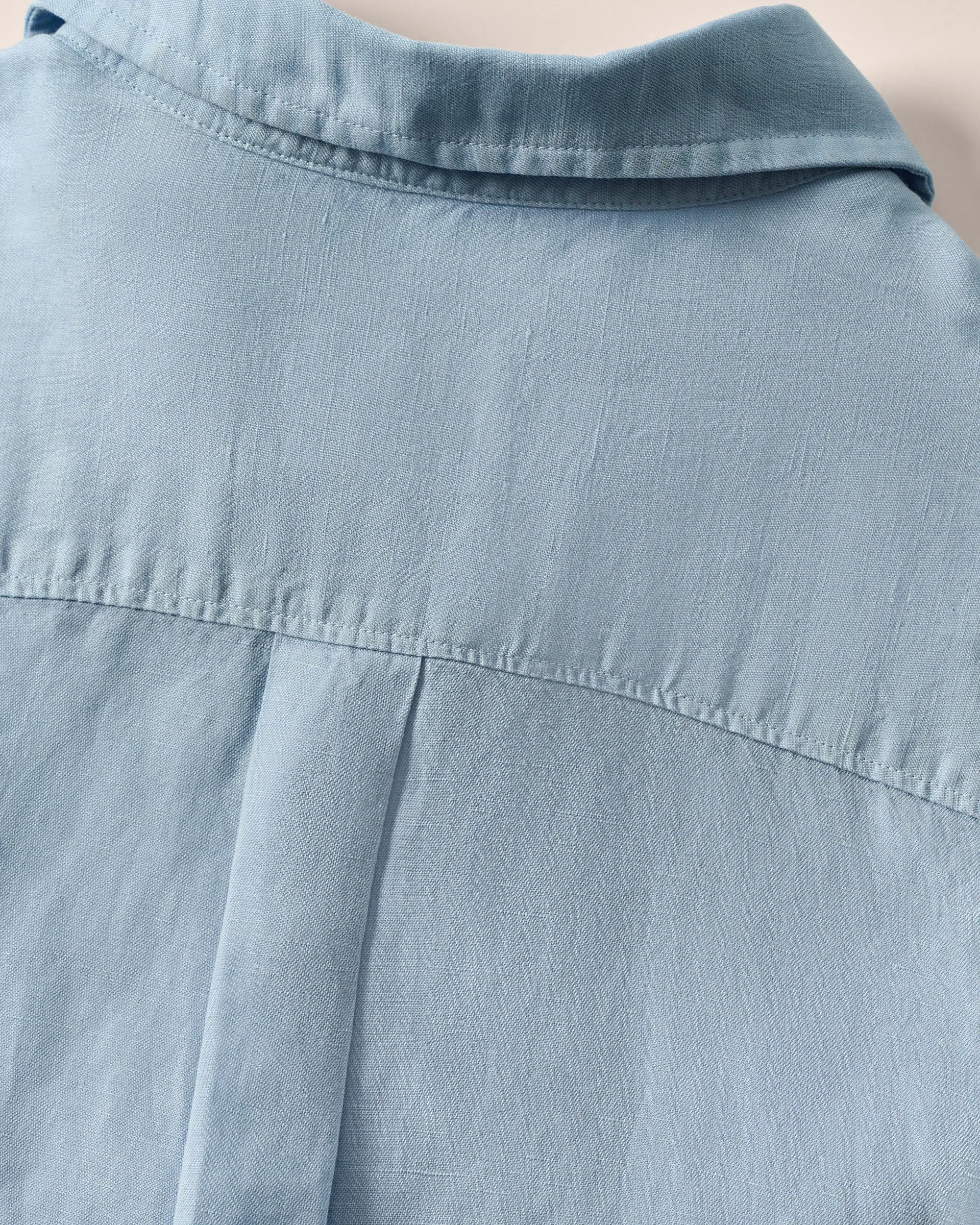 Short Sleeve Hangin' Out Linen Button Down Shirt - Gianni