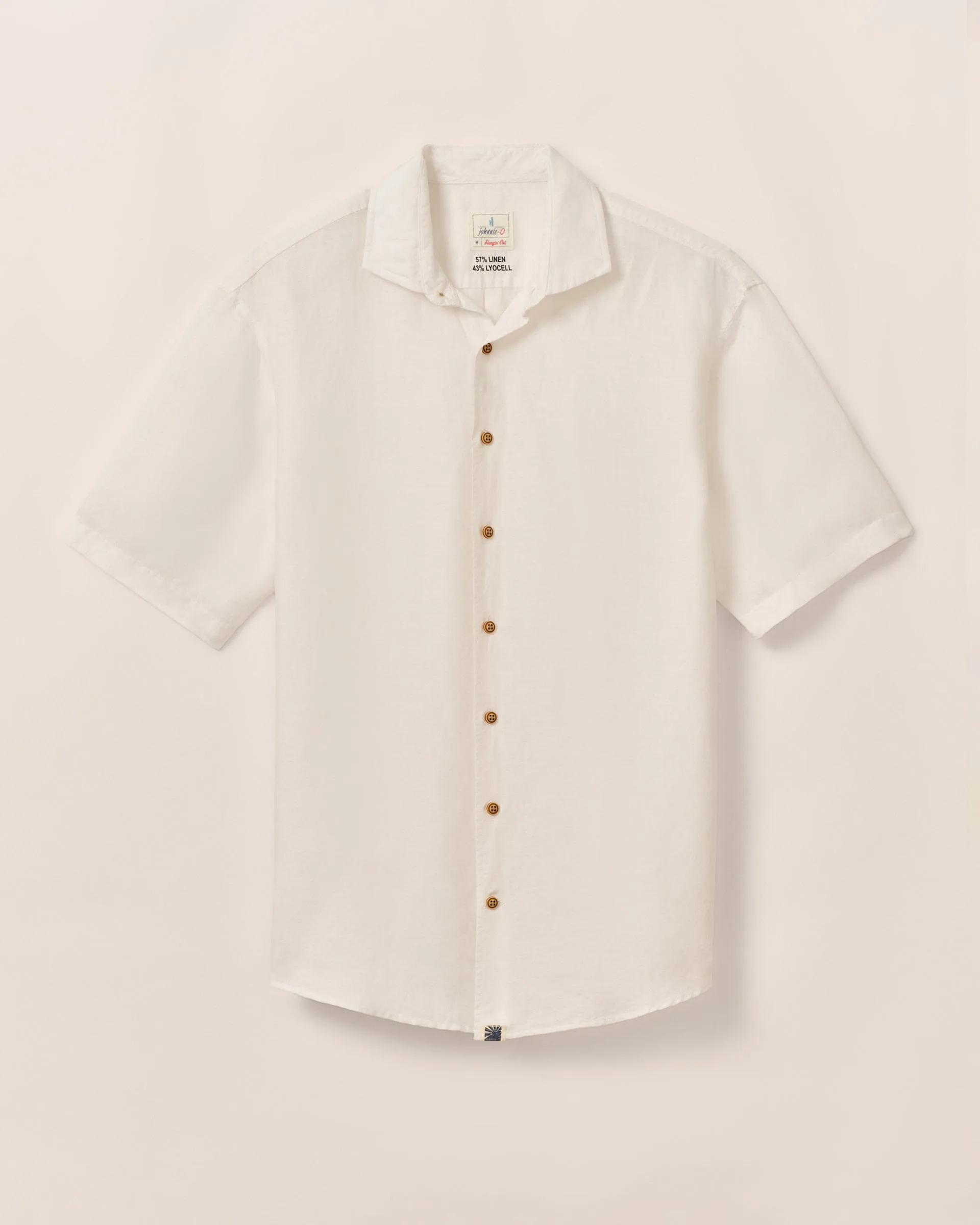 Short Sleeve Hangin' Out Linen Button Down Shirt - Gianni