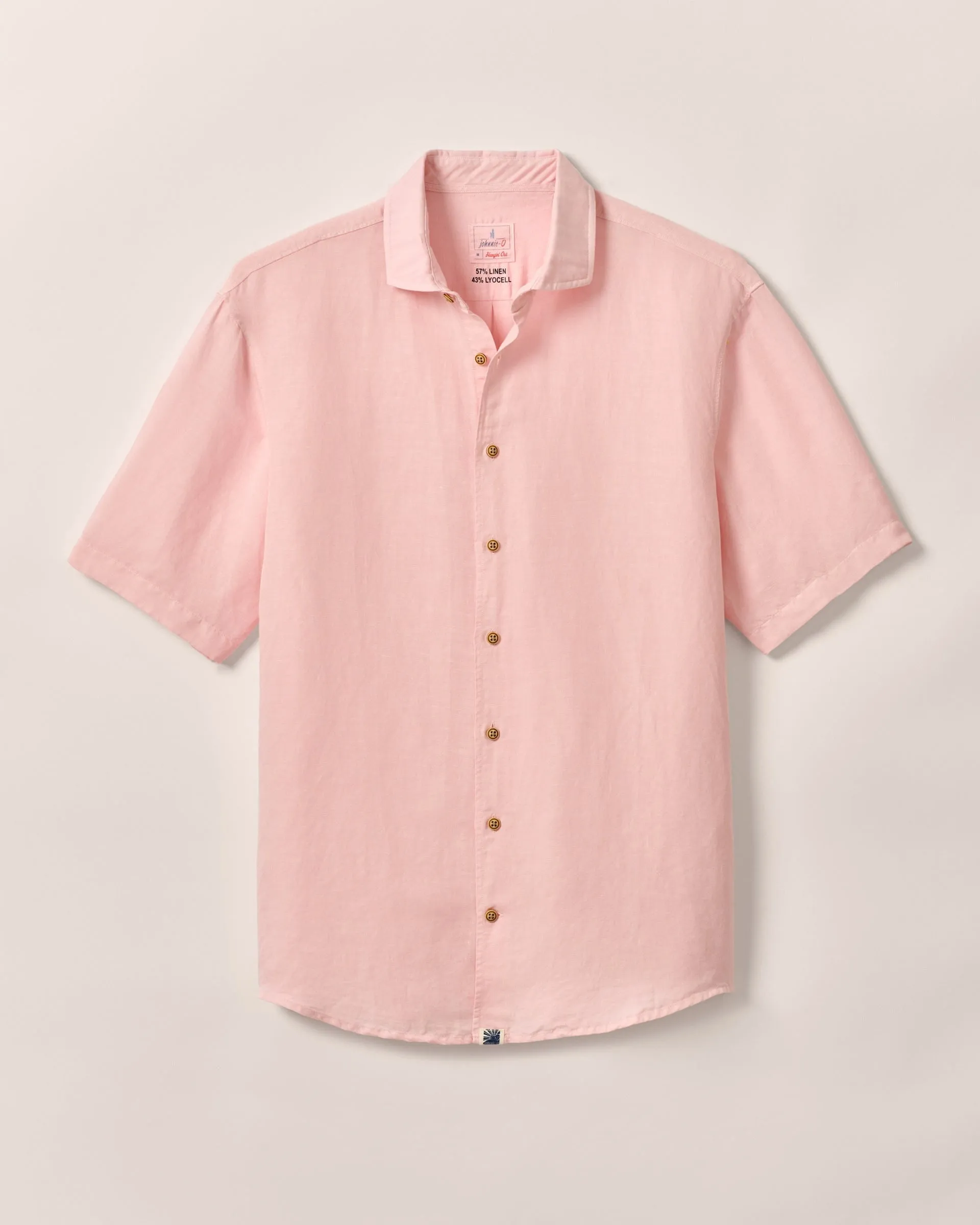 Short Sleeve Hangin' Out Linen Button Down Shirt - Gianni