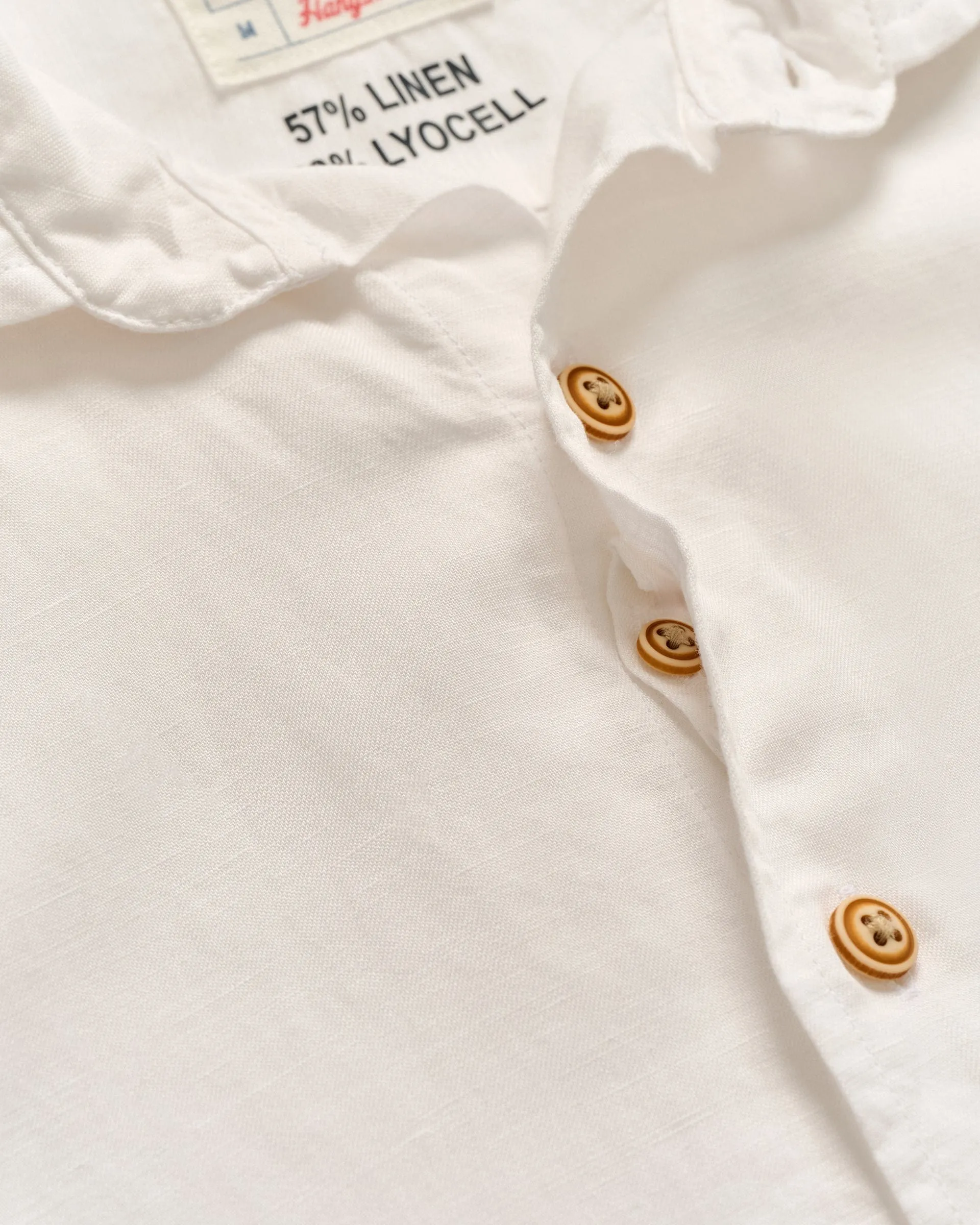 Short Sleeve Hangin' Out Linen Button Down Shirt - Gianni