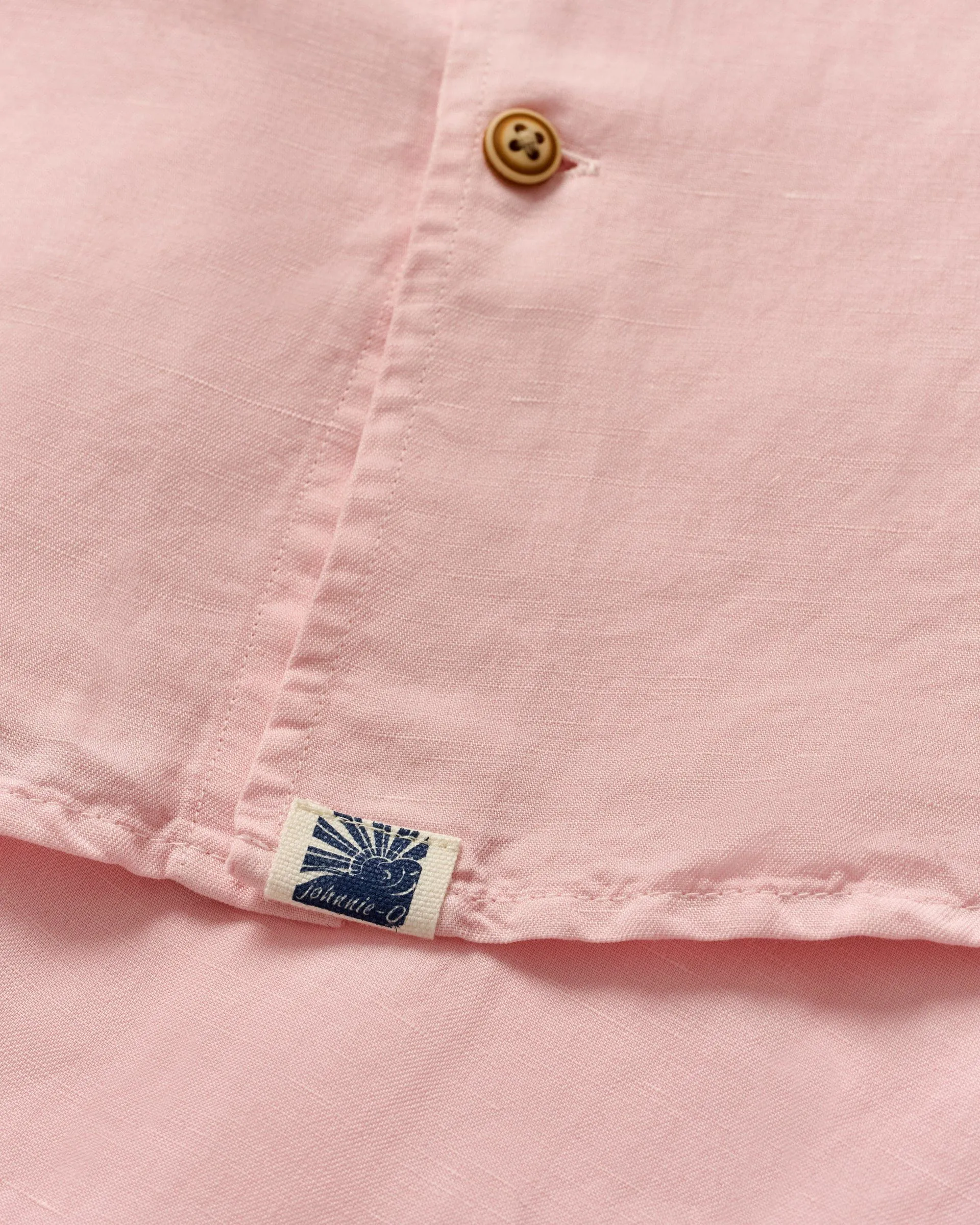 Short Sleeve Hangin' Out Linen Button Down Shirt - Gianni