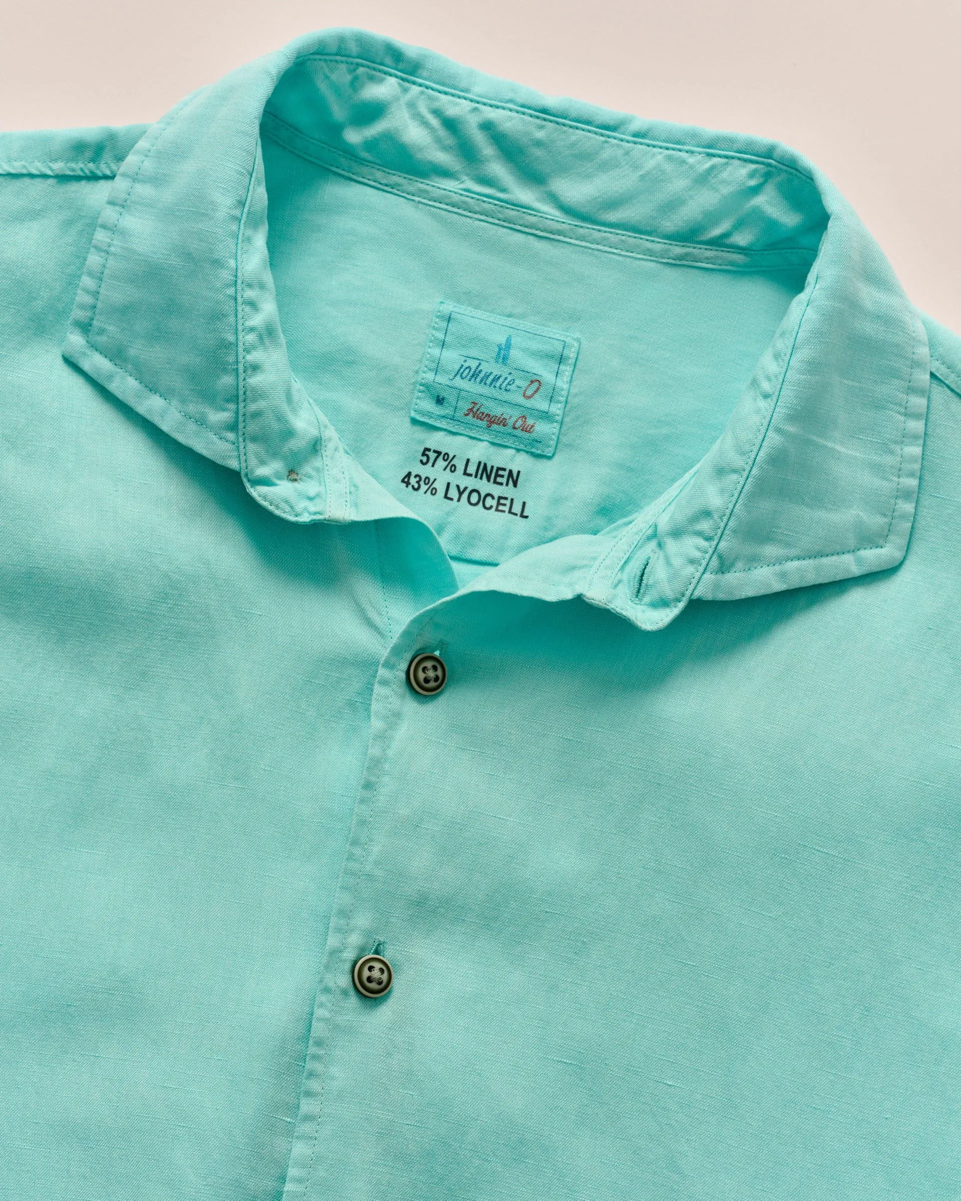 Short Sleeve Hangin' Out Linen Button Down Shirt - Gianni